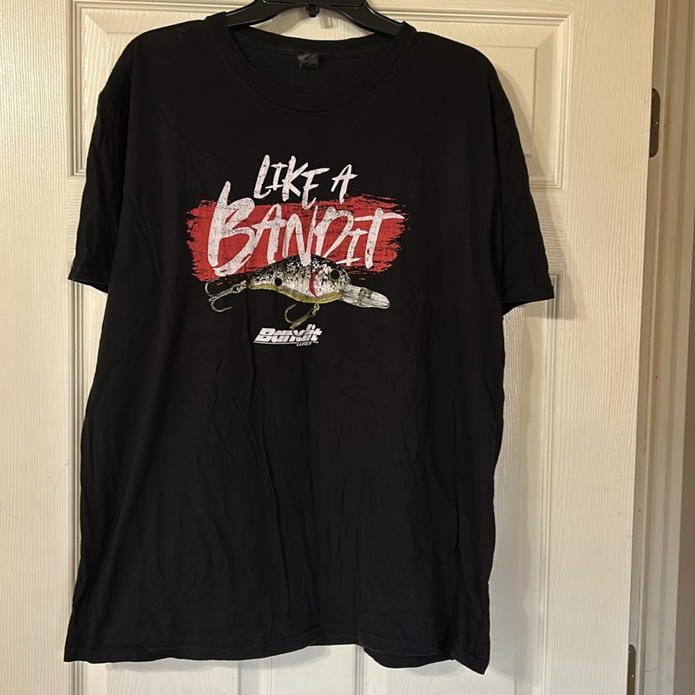 Bandit Lures Men's Black T-Shirt - Picture 3 of 5